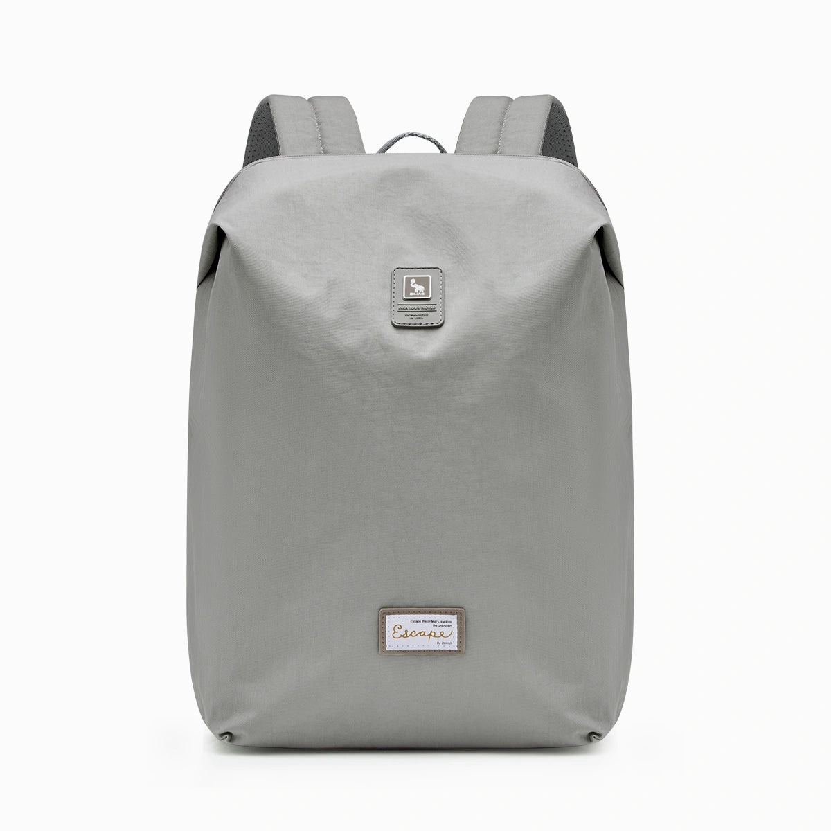 OIWAS-Escape-Collection-14inch-Laptop-Backpack-Grey-Front