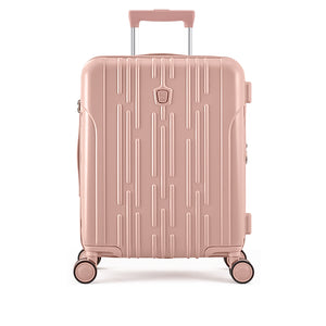 OIWAS carry-on luggage with expandable feature, showcasing a sleek design suitable for both business and leisure travel