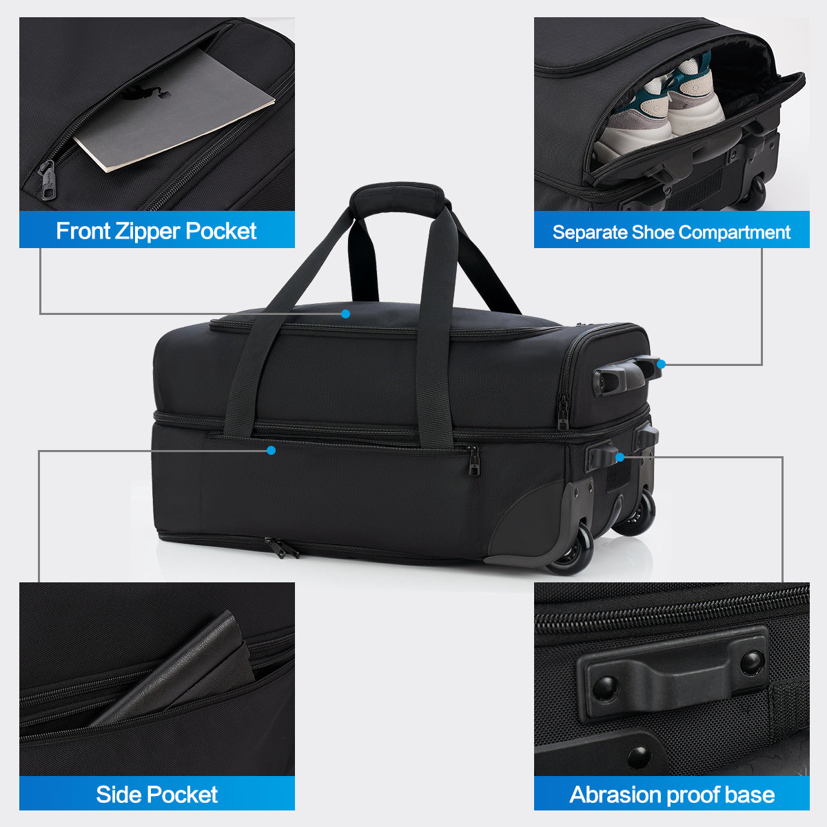 OIWAS-Expandable-Rolling-Backpack-Pockets