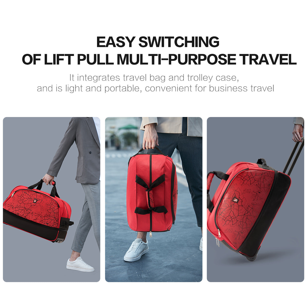 OIWAS-Expandable-Rolling-Duffle-Bag-Red-Multi-Use
