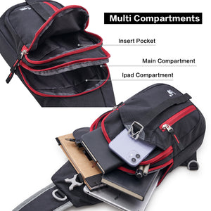 OIWAS-Fashion-Sling-Bag-Black-Large-Capacity