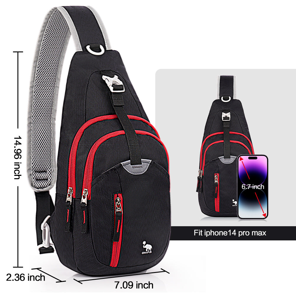 OIWAS-Fashion-Sling-Bag-Black-Size