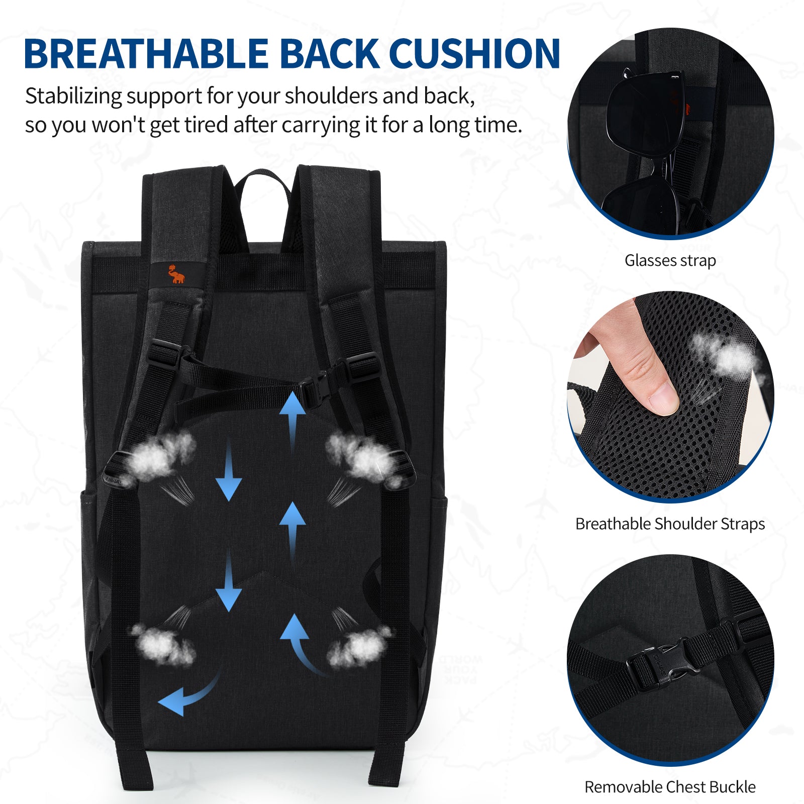 back support laptop backpack RealCool 15.6" Travel Backpack, TSA Flight Approved Carry On Daypack The Targus Drifter II Laptop Backpack is designed to fit laptops with up to 17 screens UKEIN Laptop Backpack Water Resistant