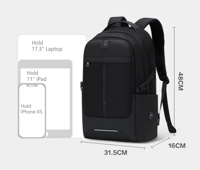 OIWAS-GEMINI-17.3inch-Laptop-Backpack-Size
