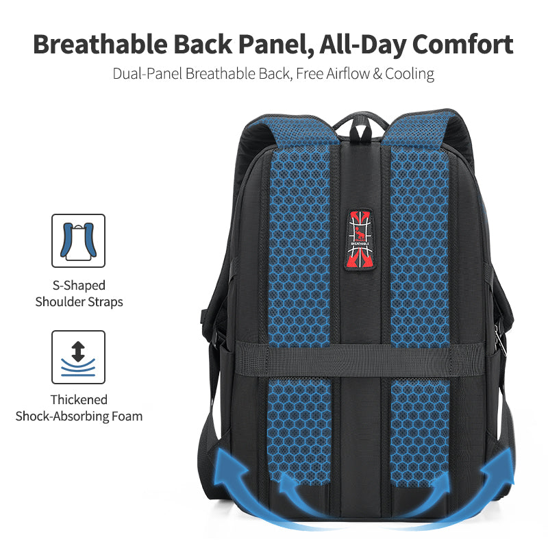 airflow laptop backpack GEMINI 17.3" Ergonomic Laptop Backpack