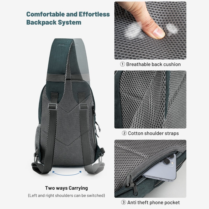 OIWAS-GreyGreen-Sling-Bag-Back