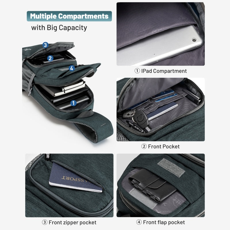 OIWAS-GreyGreen-Sling-Bag-Capacity