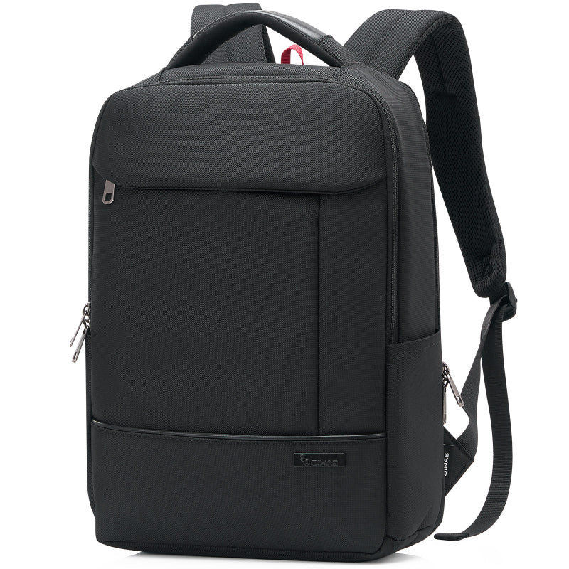 OIWAS 15.6 inch laptop backpack black, lightweight water-resistant business travel bag for men women