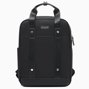 OIWAS Simple Laptop Backpack for Women in Black – Classic Work Bag