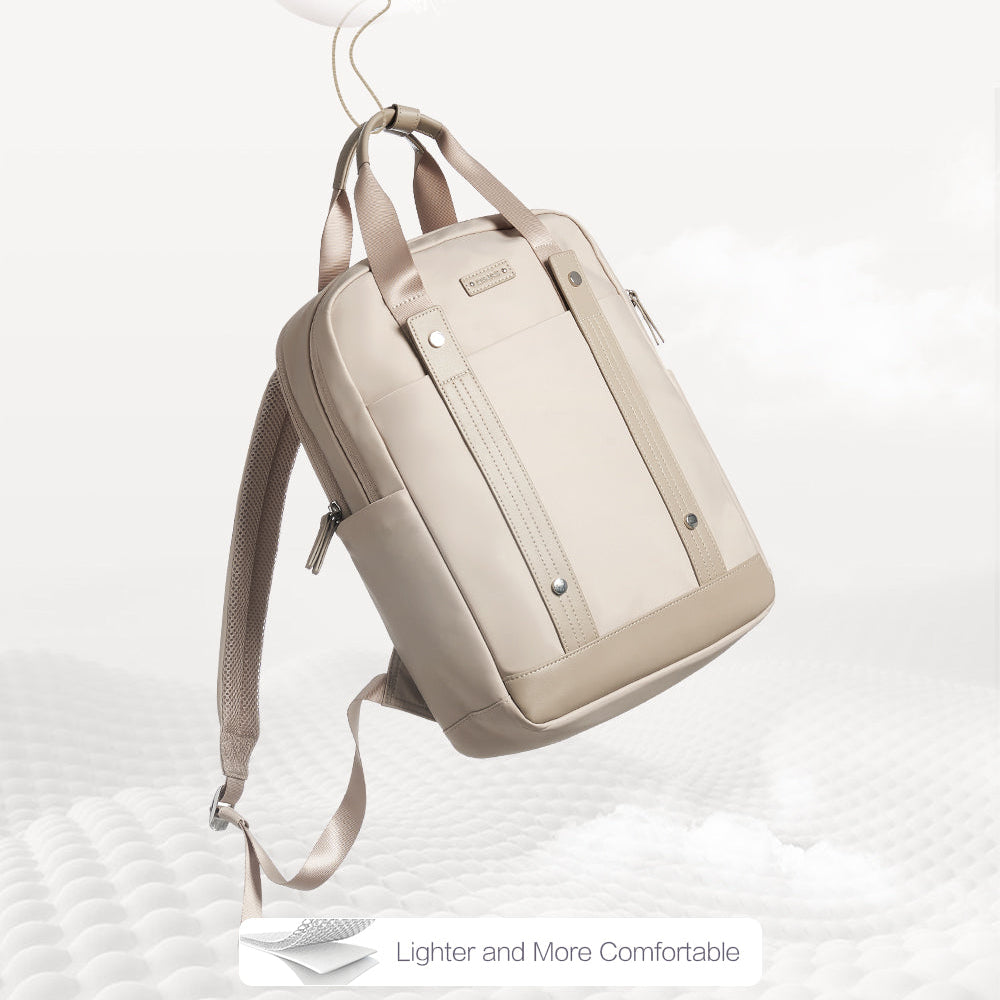 OIWAS Lightweight Laptop Backpack for Women – Slim Minimalist Design