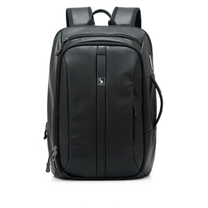 OIWAS 17.3 inch laptop backpack in black – front view