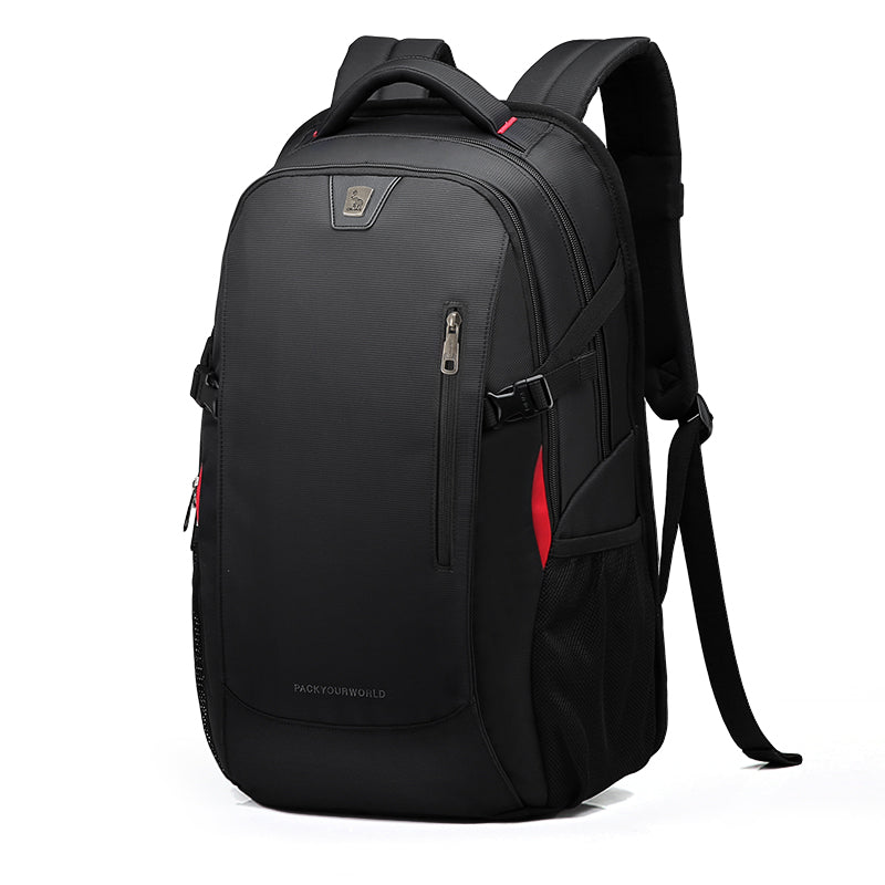 OIWAS-Mens-Backpack-Black-Left