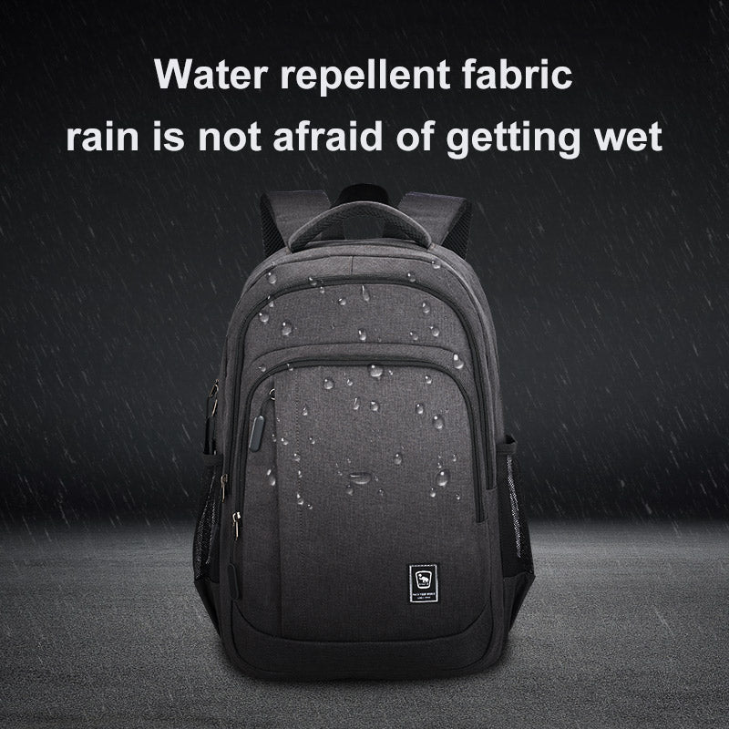 OIWAS-Multi-Purpose-Laptop-Backpack-Grey-Water-Resistant