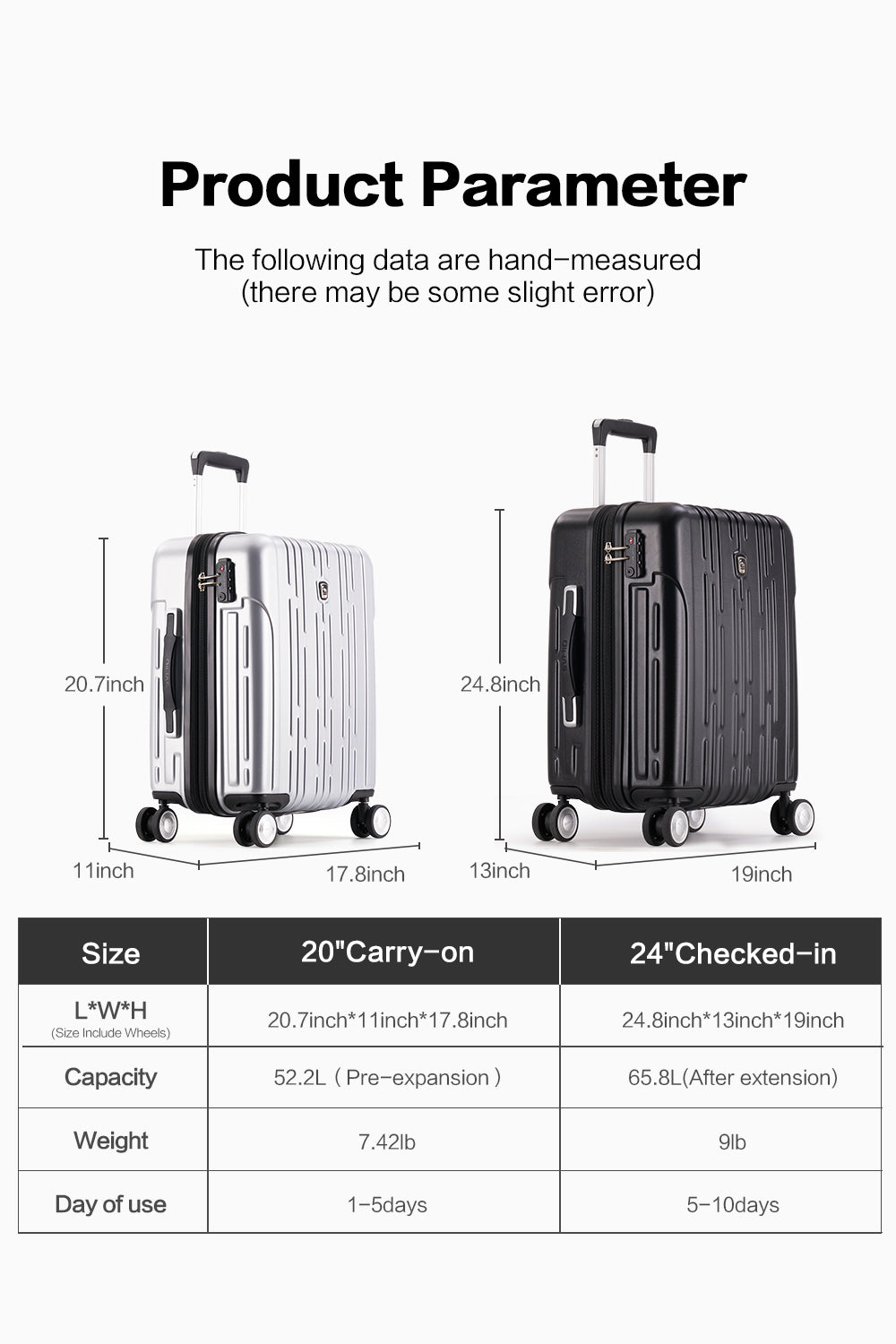 OIWAS-Multifunctional-Charging-Portable-Business-Expandable-Suitcase-Size