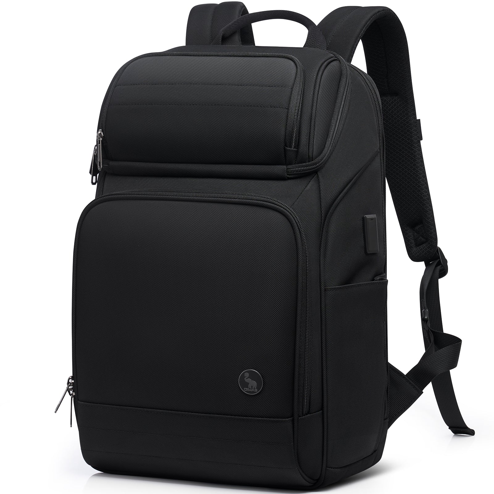 OIWAS-ONGO-Laptop-Backpack-with-USB-Charge-Left