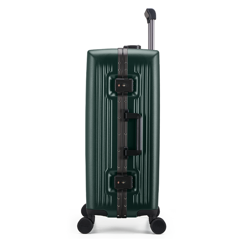 OIWAS-PIONEER-Aluminum-Frame-CarryOn-Green-Side