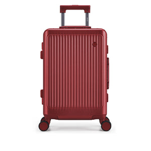 OIWAS-PIONEER-Aluminum-Frame-CarryOn-Red-Front