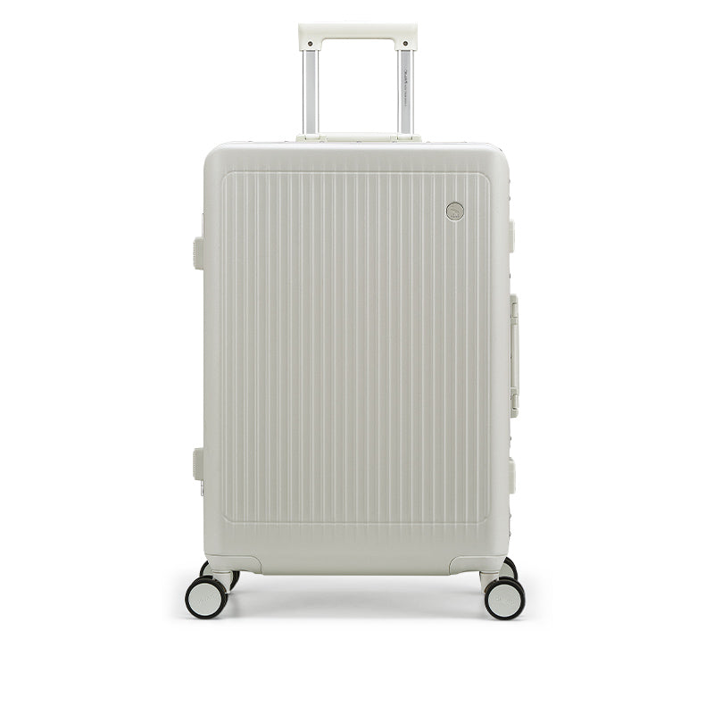 OIWAS-PIONEER-Aluminum-Frame-CarryOn-White-Front