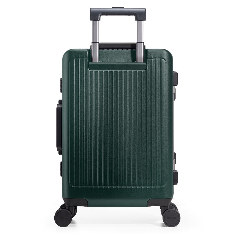 OIWAS-PIONEER-Front-Opening-CarryOn-Green-Back