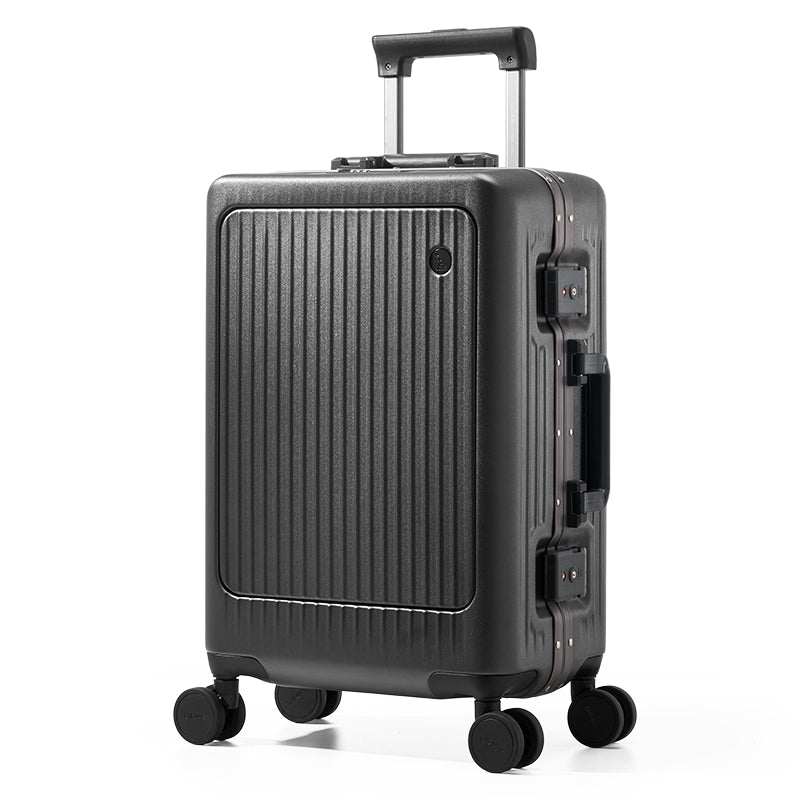 OIWAS-PIONEER-Front-Opening-CarryOn-Grey