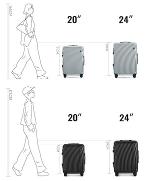 OIWAS-SMOOTH-Aluminum-Frame-CarryOn-CheckIn-Size