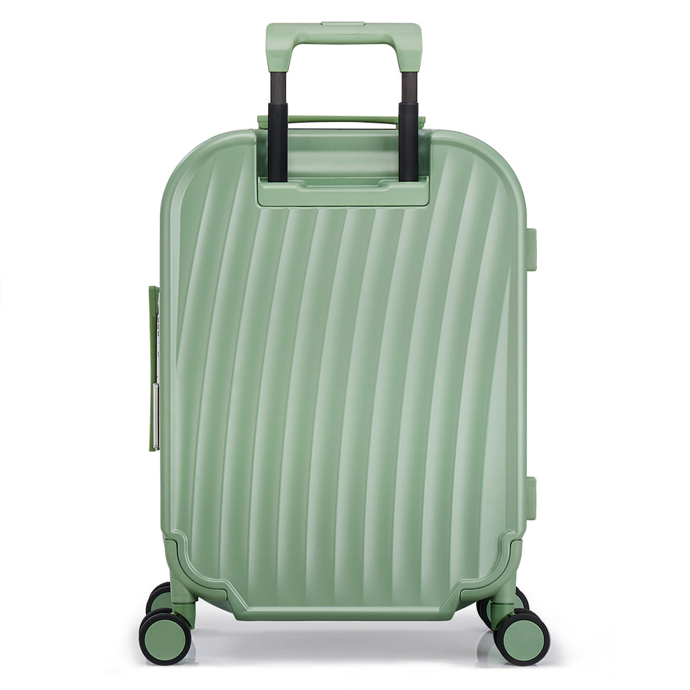 OIWAS-SMOOTH-Aluminum-Frame-CarryOn-Green-Back