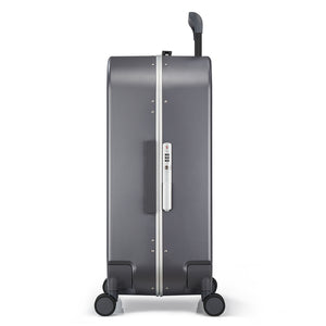 OIWAS-SMOOTH-Aluminum-Frame-CarryOn-Grey-Side
