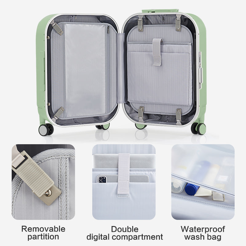 OIWAS-SMOOTH-Aluminum-Frame-CarryOn-Interior