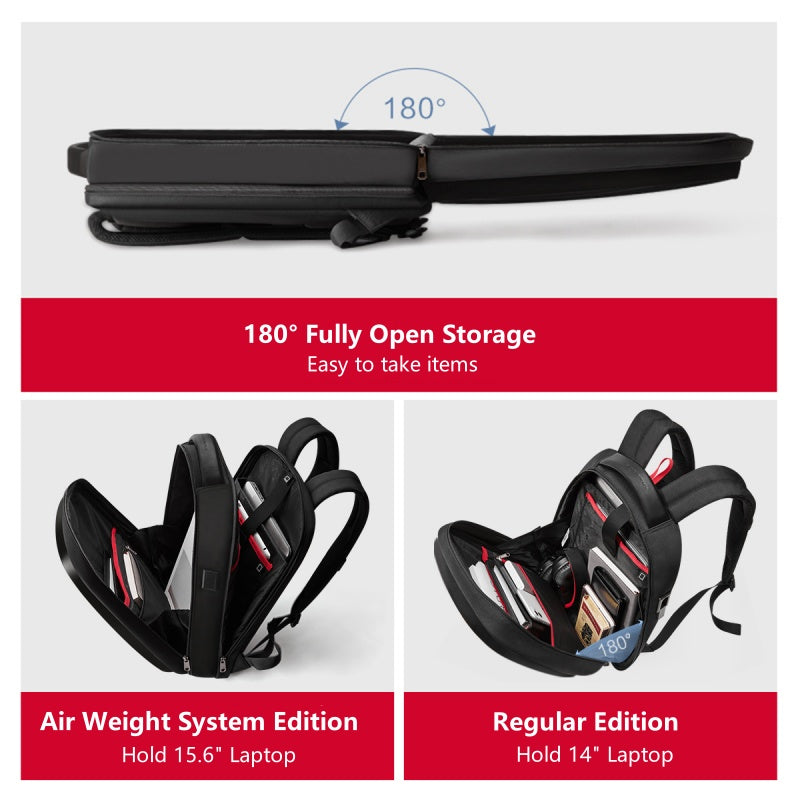OIWAS-SMOOTH-Backpack-180°-Open
