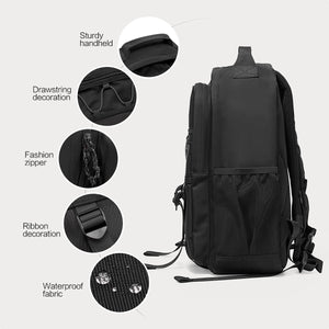 OIWAS-School-Bag-Black-Detail