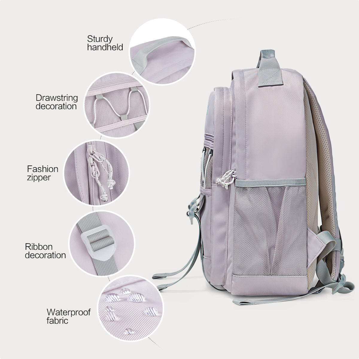 OIWAS-School-Bag-Purple-Detail