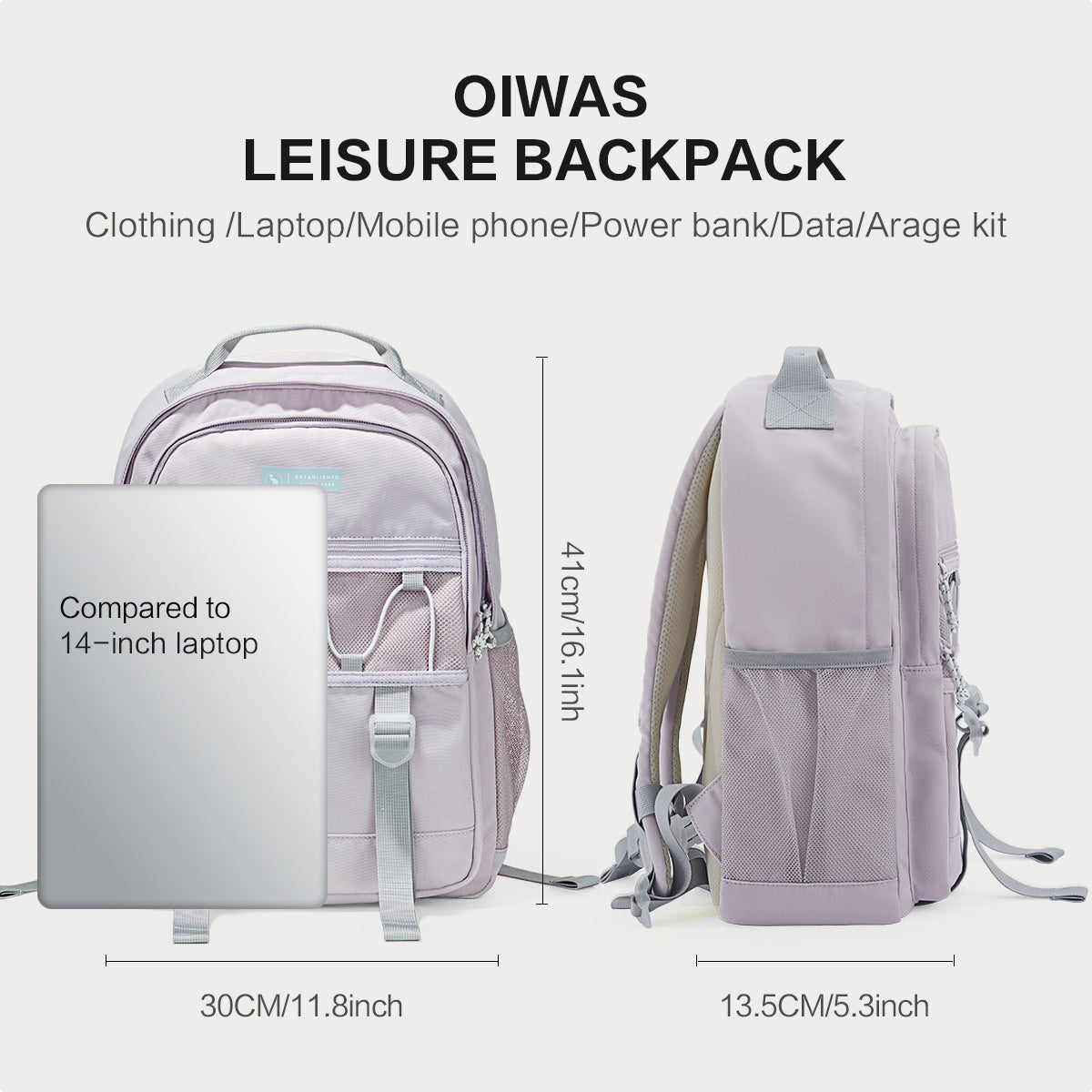 OIWAS-School-Bag-Purple-Size