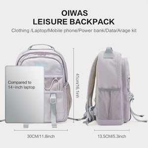 OIWAS-School-Bag-Purple-Size