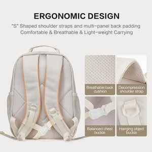 OIWAS-School-Bag-White-Ergonomic-Design