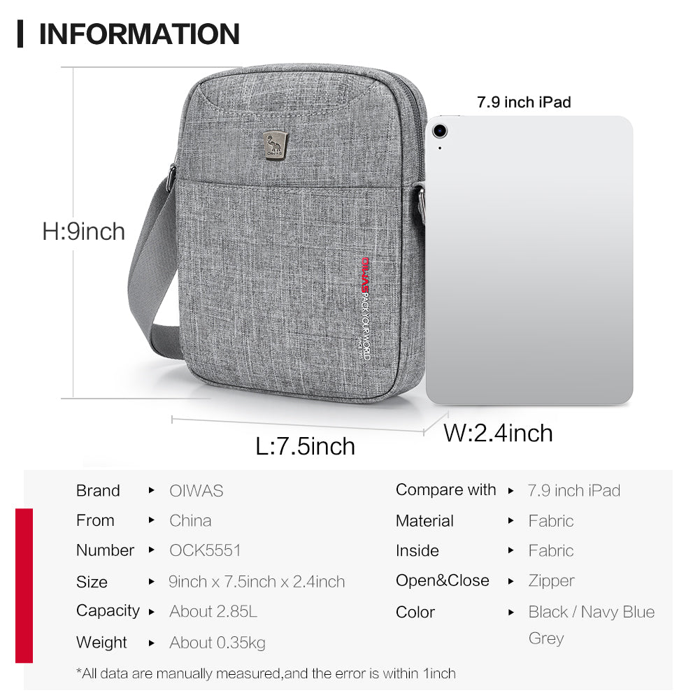OIWAS-Small-Messenger-Bag-Grey-Size