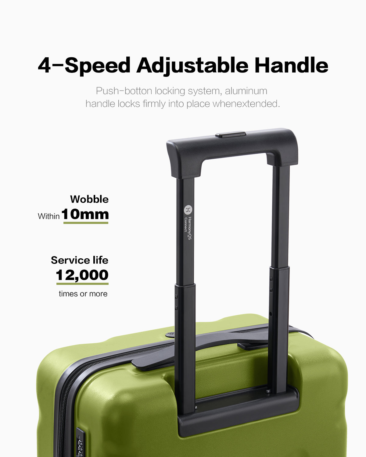 OIWAS Smart Flower Carry On – Huawei HarmonyOS Luggage with RGB