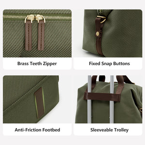 OIWAS-Travel-Bag-Green-Details