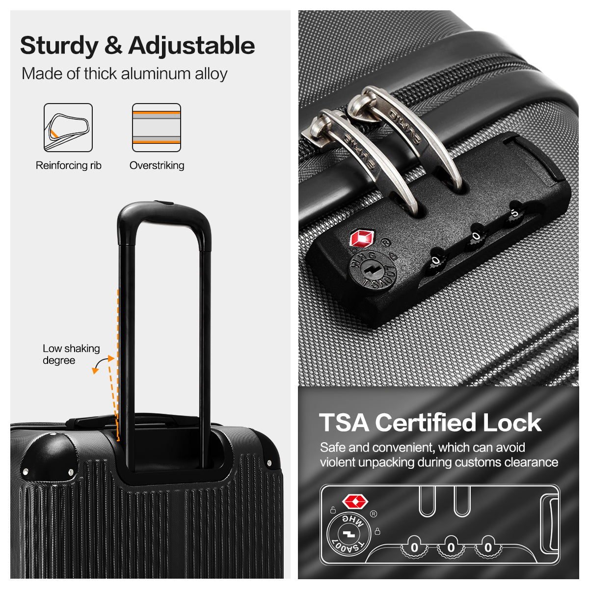 OIWAS-Travel-Luggage-Black-Detail