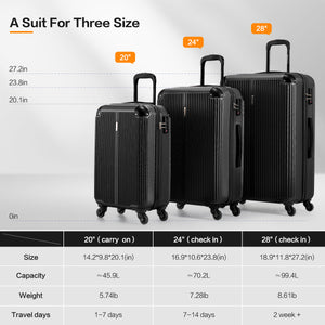 OIWAS-Travel-Luggage-Black-Size