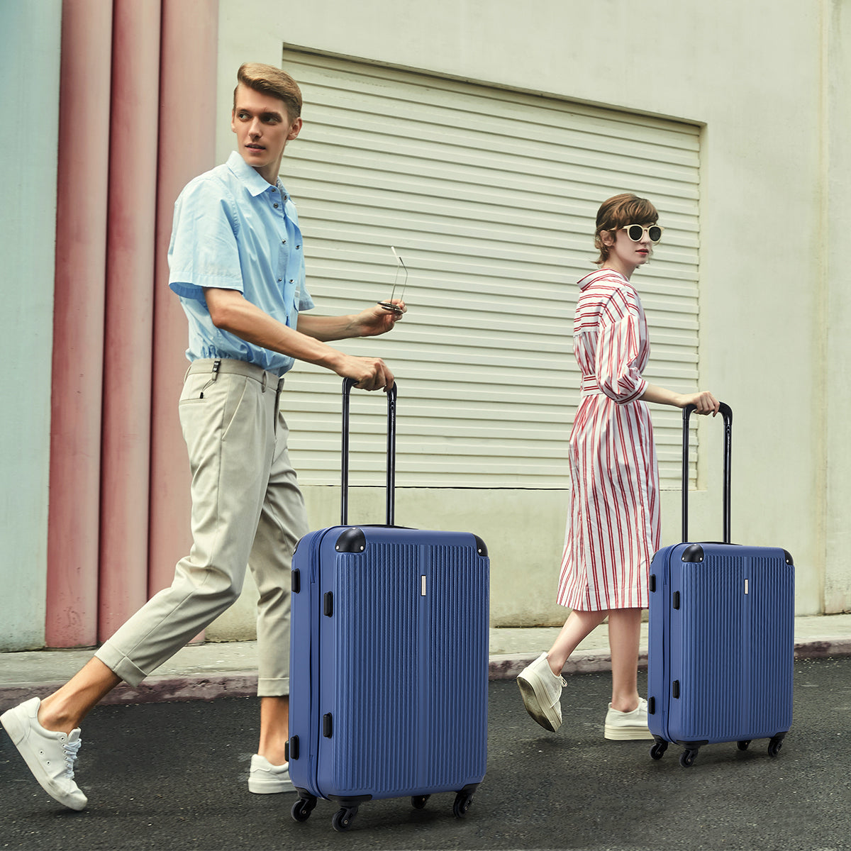 OIWAS-Travel-Luggage-Blue-Lifestyle