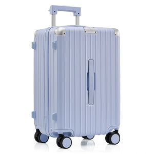 OIWAS Trunk Suitcase 360 degree spinner wheels close-up detail