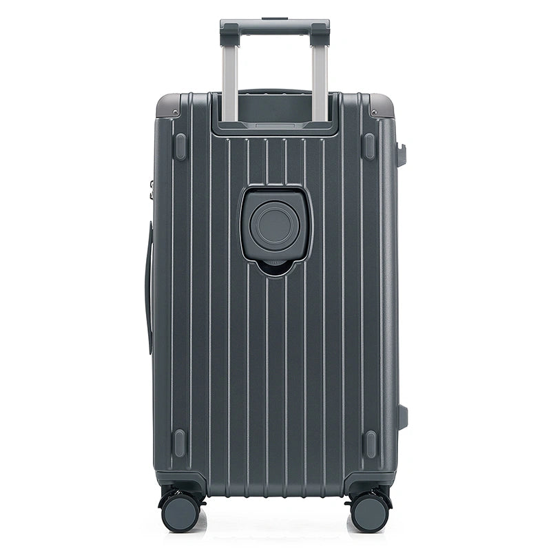 OIWAS Trunk Suitcase hidden foldable cup holder detail