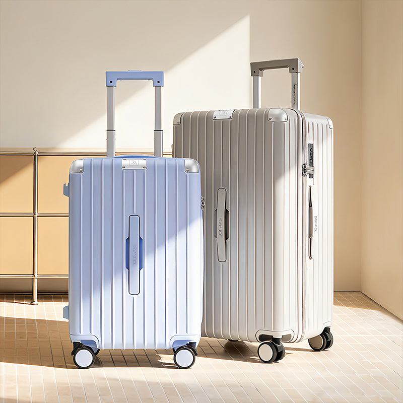 OIWAS Suitcase built with impact-resistant PC, TSA security, silent wheels, and a rock-solid handle—engineered to last.