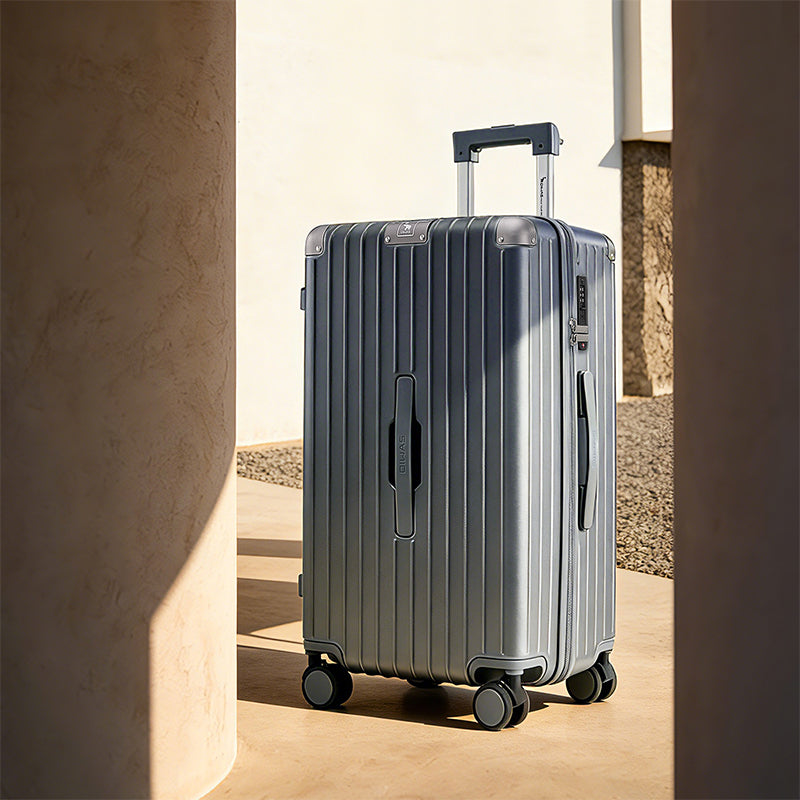 OIWAS Suitcase built with impact-resistant PC, TSA security, silent wheels, and a rock-solid handle—engineered to last.