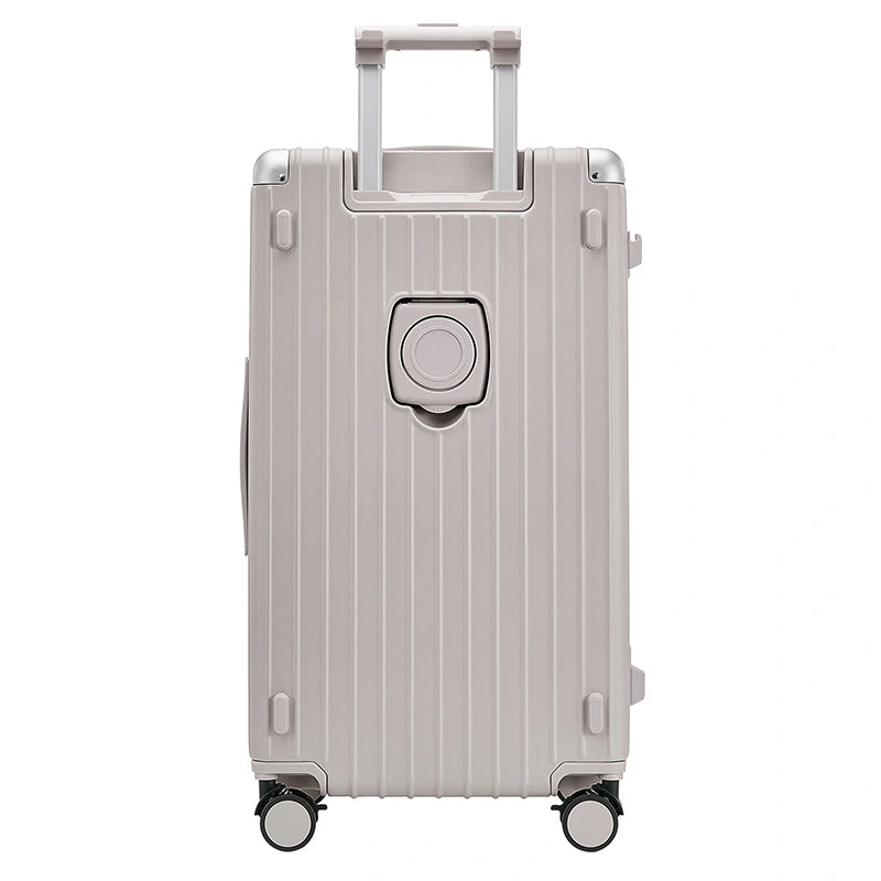 OIWAS Trunk Suitcase hidden foldable cup holder detail