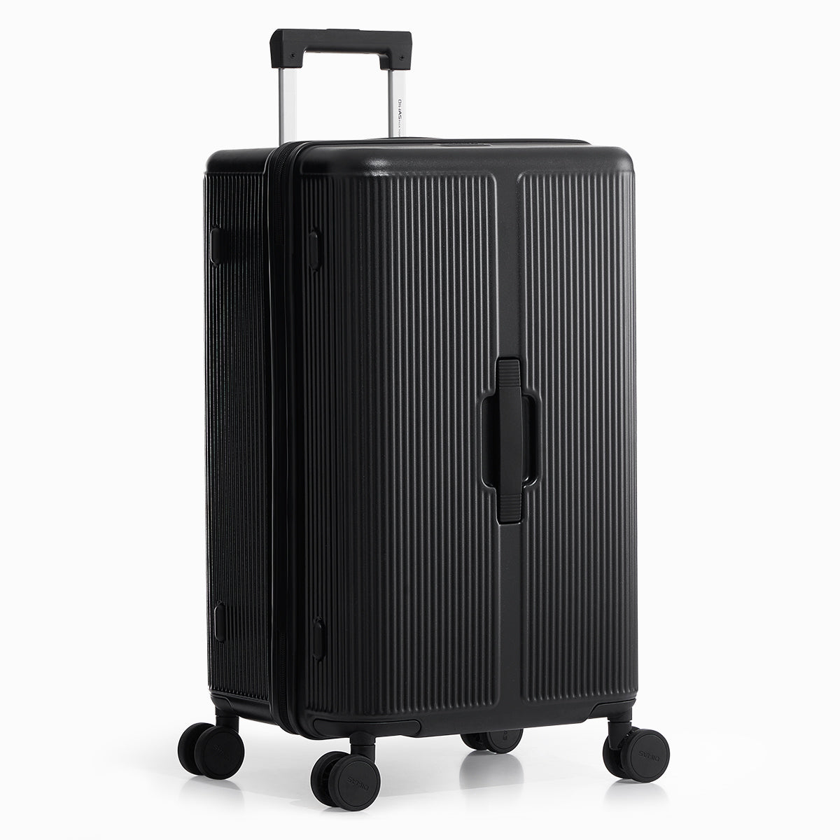 OIWAS-Trunk-Travel-Luggage-Black