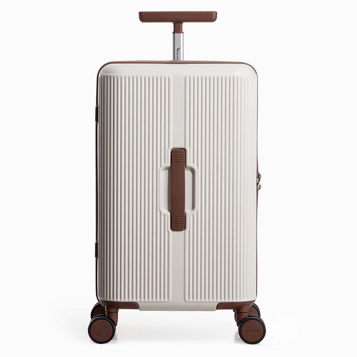 OIWAS-Trunk-Travel-Luggage-Brown