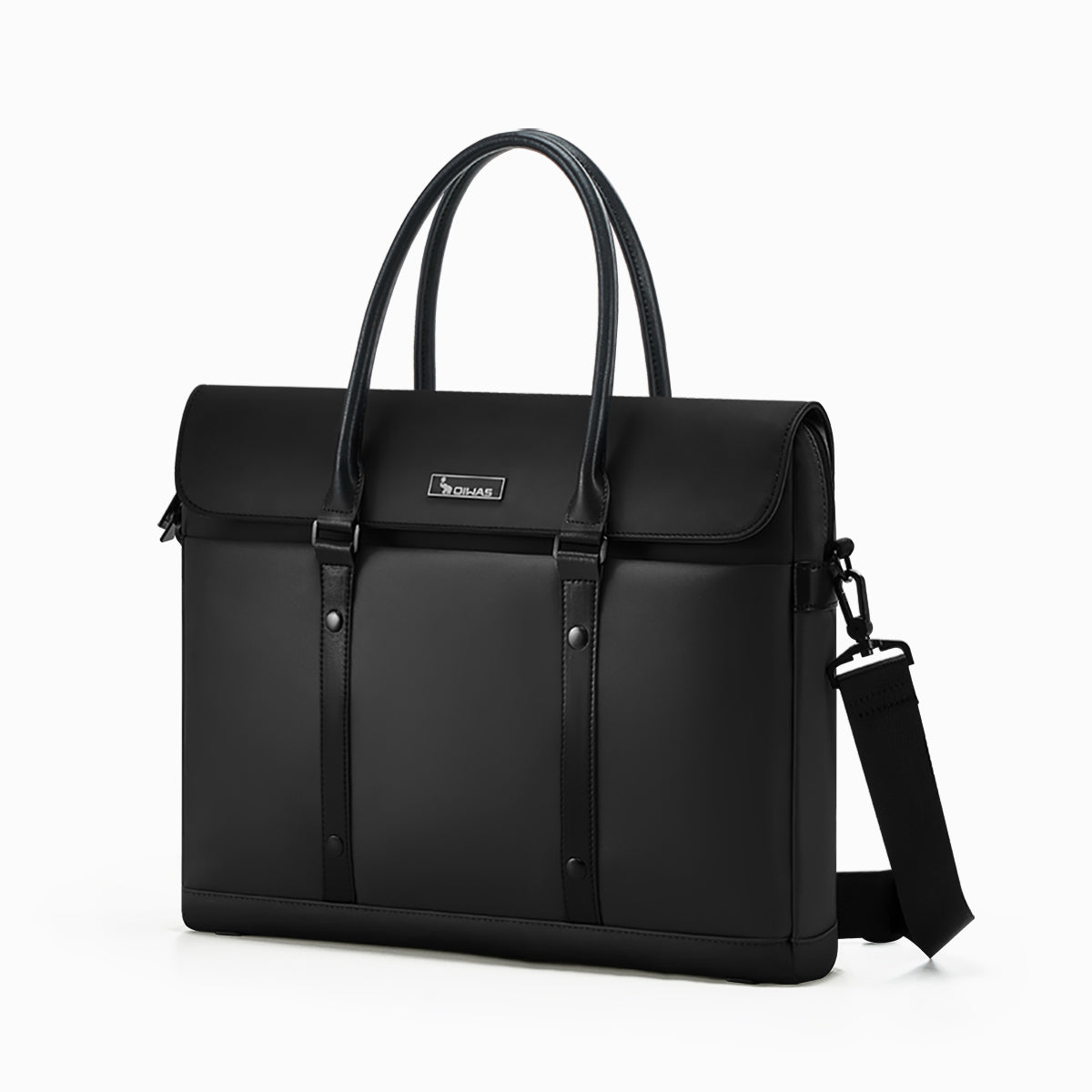 OIWAS-Vanguard-Briefcase-Black-Left