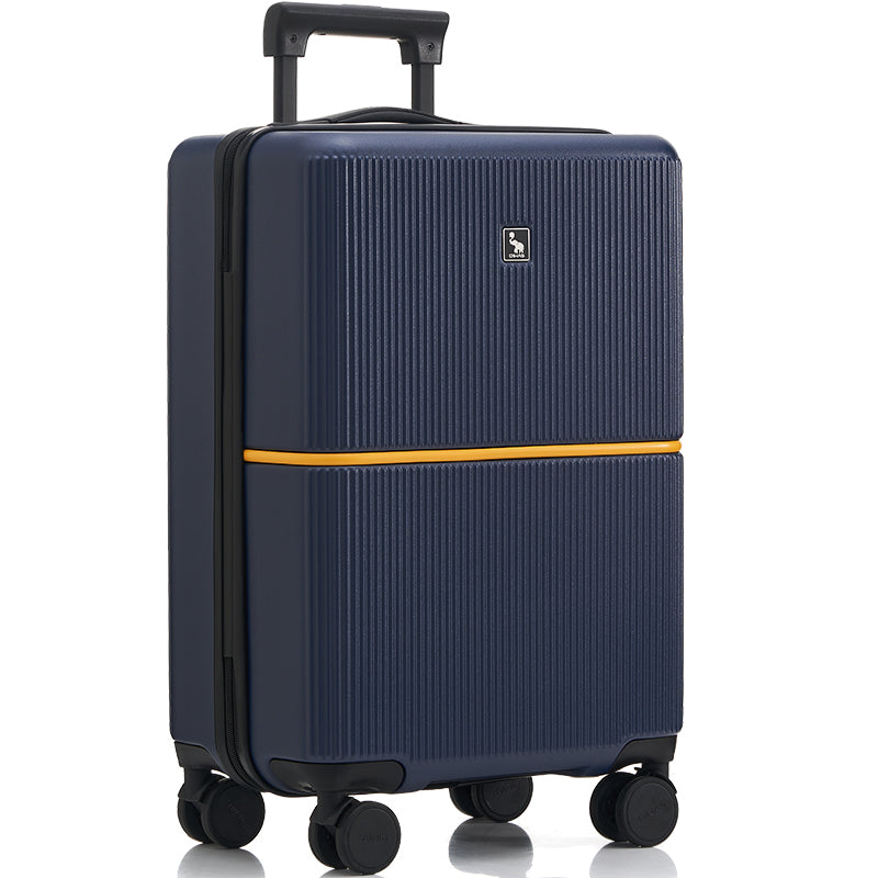 A bold yellow stripe meets clean vertical lines, creating a blade-sharp minimalist look — OIWAS Edge Collection