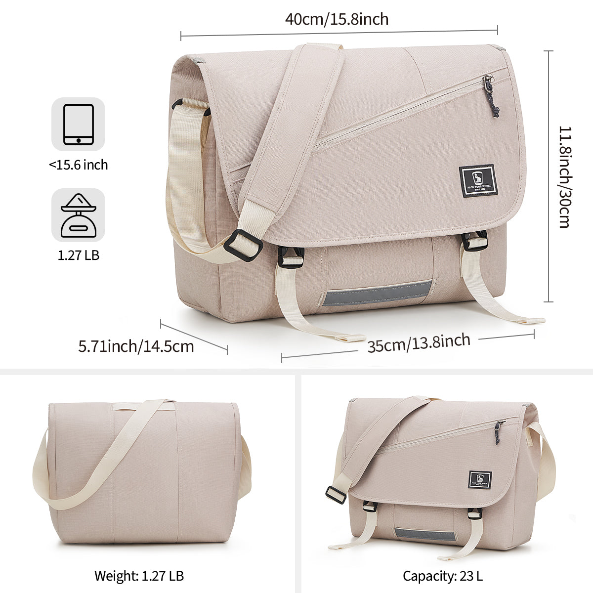 Women's messenger bag multi-color optional large-capacity fashion waterproof leisure bag OIWAS丨Pack Your World丨Bags, Backpack & Luggage